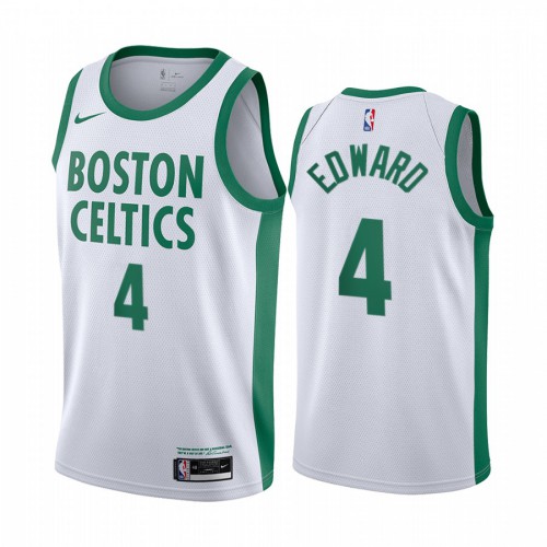 White BOS Boston Celtics #4 Nike Durable Jersey Game Day Wear