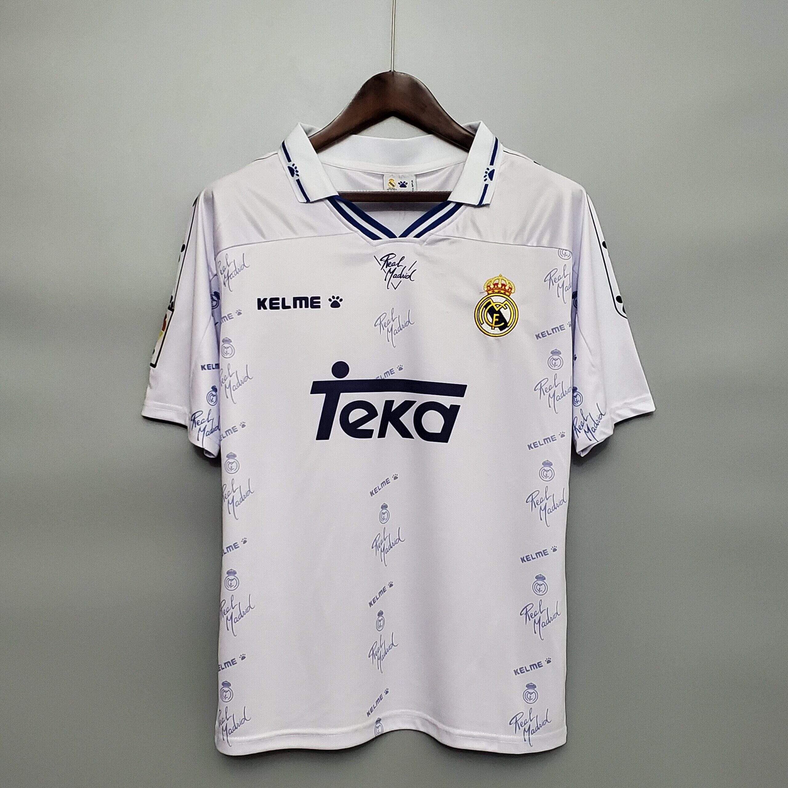 Cheap 1994-1996 Real Madrid home retro kit