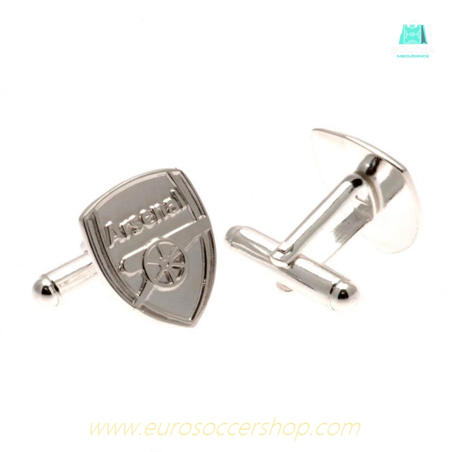 Arsenal FC Sterling Silver Crest Cufflinks