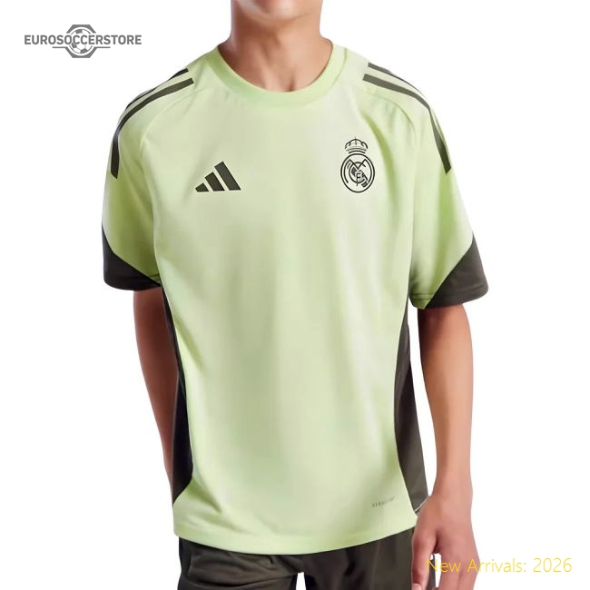 Luxury 2025-2026 Real Madrid Training Jersey (almost Lime)