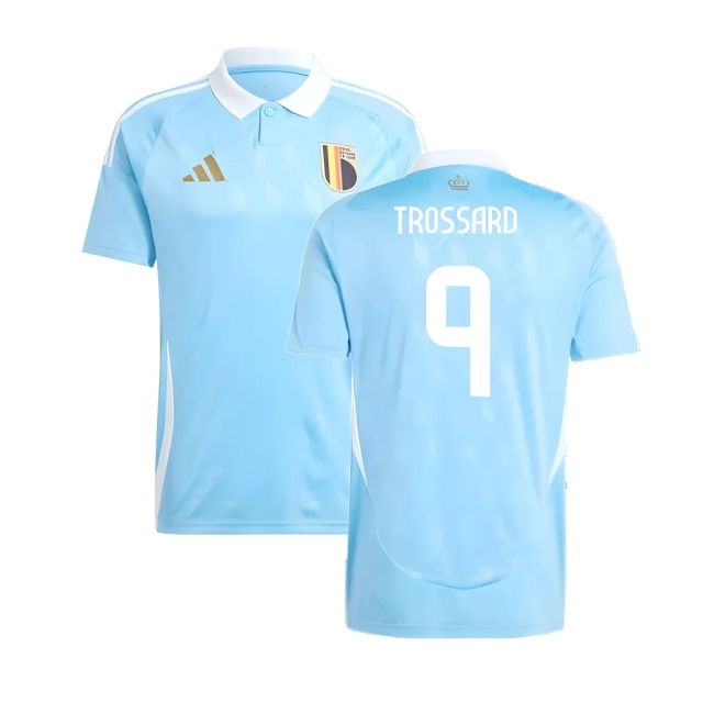 Trossard 9 New Belgium Away Soccer Jersey 2024-2025