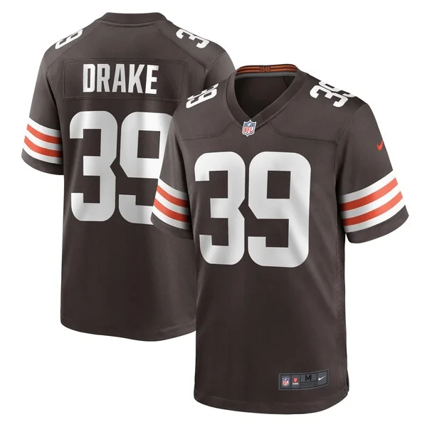 None Kenyan Drake Game Jersey - Brown | NFL Player Jersey | NFL Footba