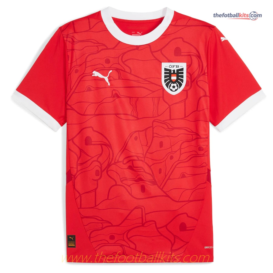 Austria Home Football Shirt 2024 Edition
