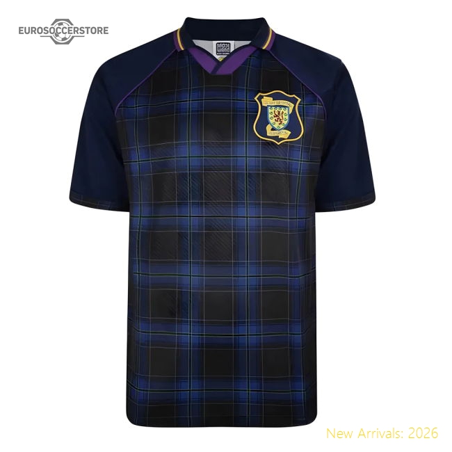 Score Draw Scotland 1996 Euro Championship Retro Football Shirt