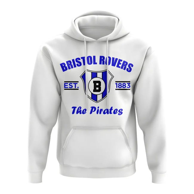 Bristol Rovers Established Hoody (White) | Top Quality | Performance