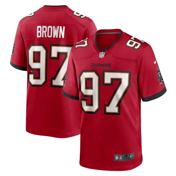 None Game NFL Jersey - Red | Durable Football Apparel | NFL Football