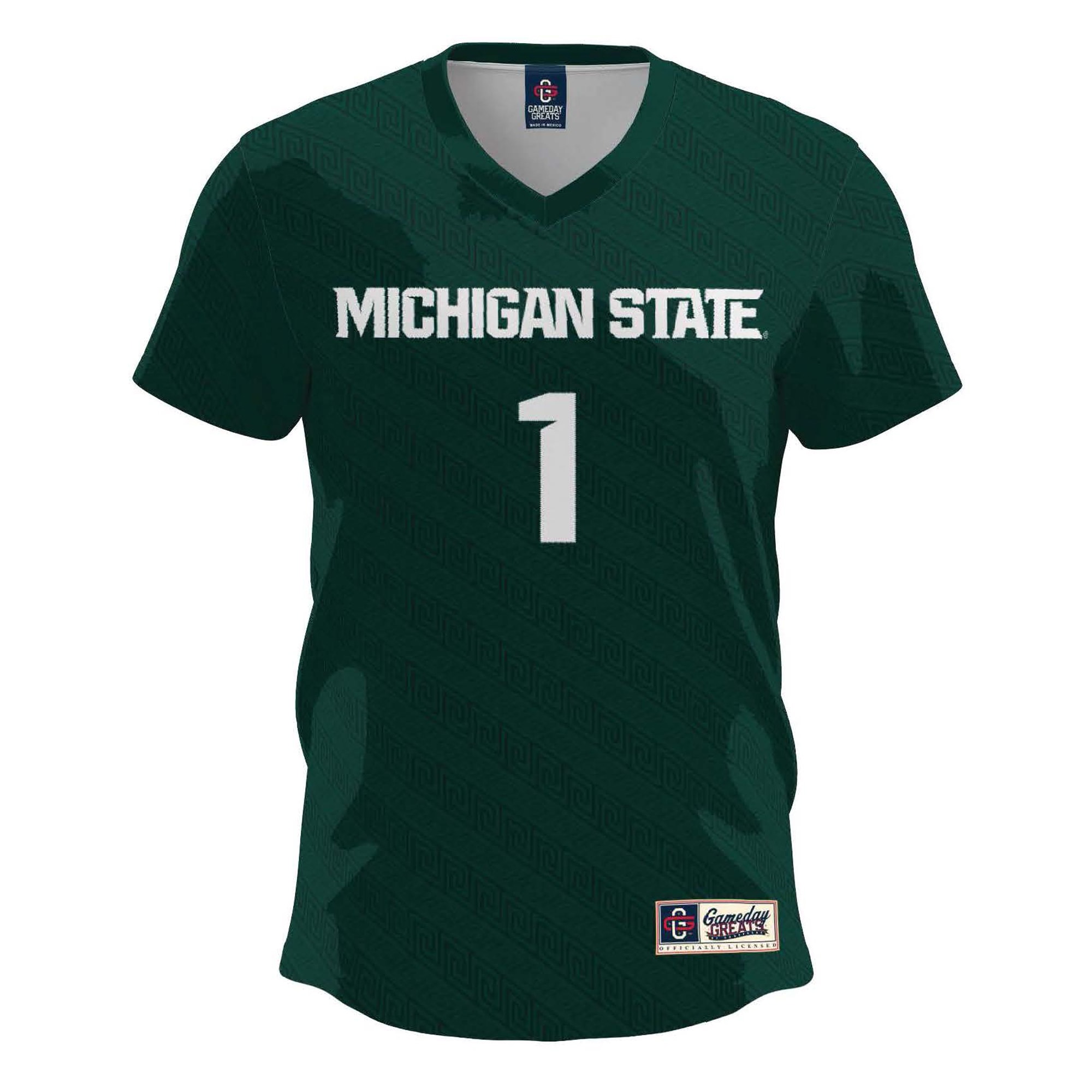 [SJH] Michigan State Spartans GameDay Greats Women's Lightweight Soccer Team Jersey - Green