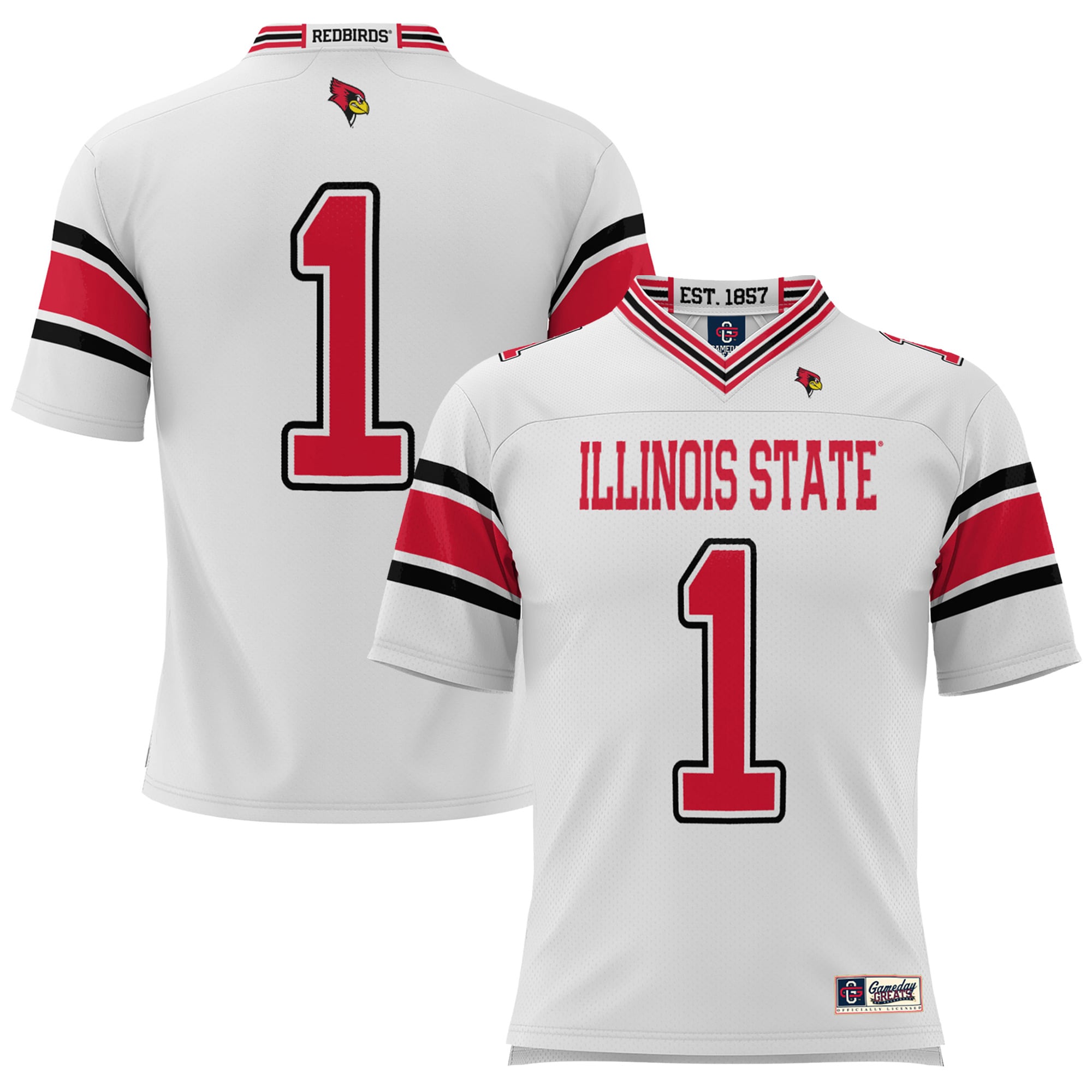 #1 Illinois State Redbirds GameDay Greats Youth Endzone 2026 Season Football Jersey - White