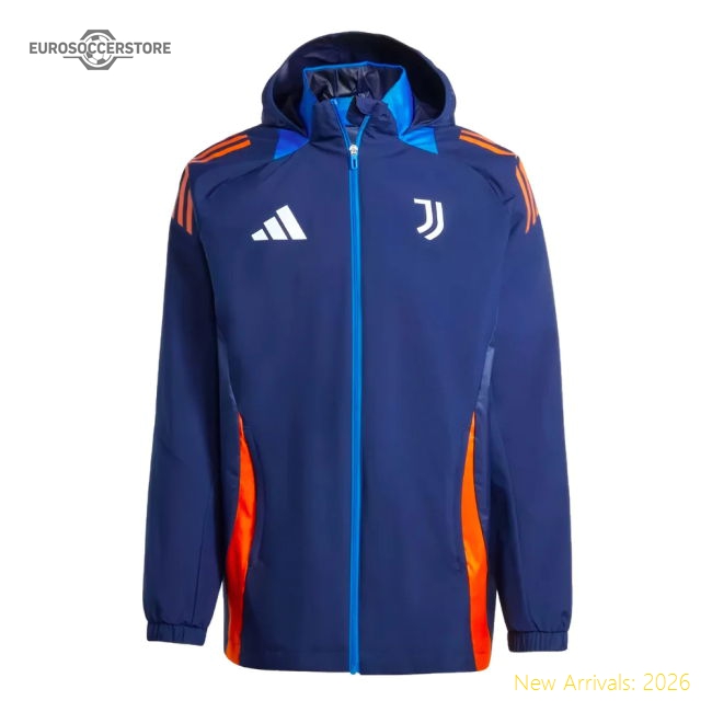 Premium-grade 2024-2025 Black And Whites Allweather Training Jacket