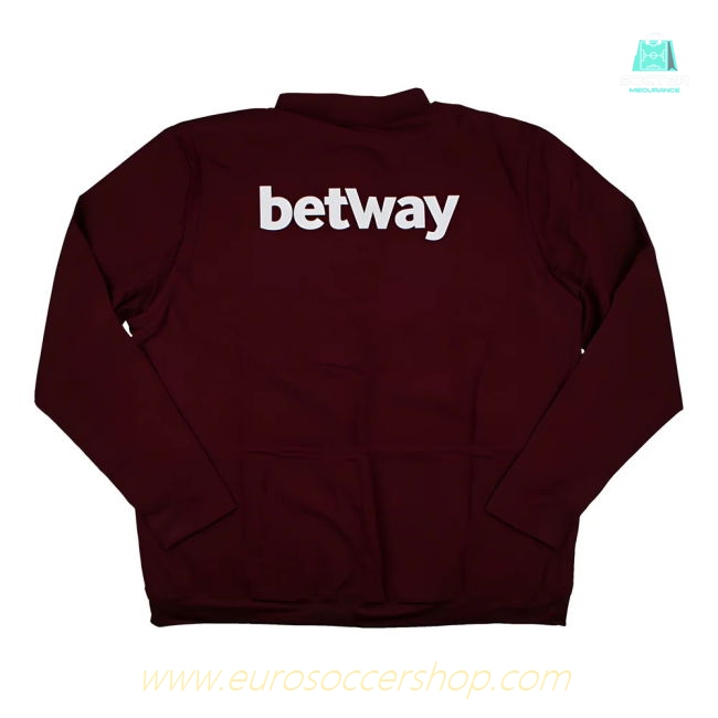 2023-2024 West Ham Presentation Jacket (Tawny Port)