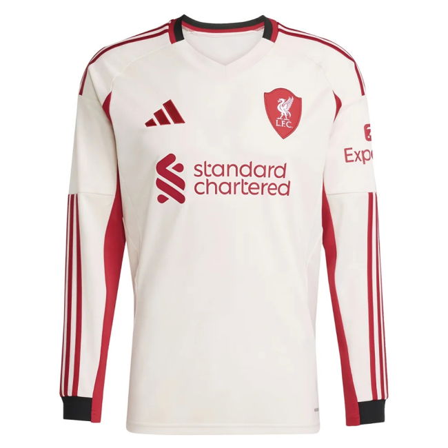 High Quality 2025-2026 Liverpool Away With Modern Design - Captain