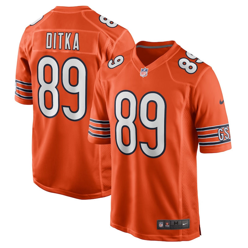 None Mike Ditka CHI Bears Dynamic Great Value Jersey for NFL Fans