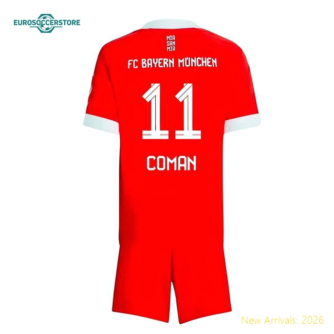 Soft Football Team Mini Jersey Coman 2025-2026 Dri-fit Easy-care