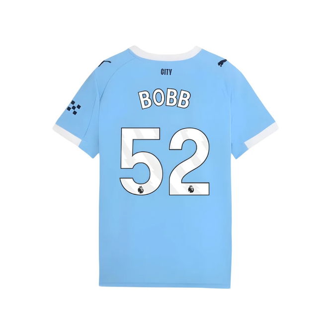 2025-2026 Man City Shirt (Kids) (Bobb 52) (Kids) | Player Issue