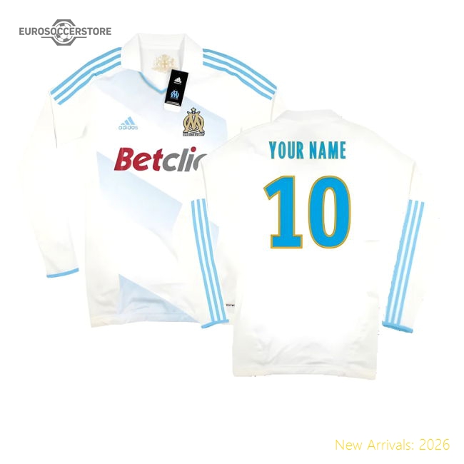 Premium Olympique Marseille 2011-12 Player Spec Long Sleeve Home Sh