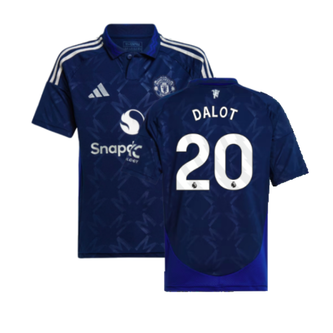 2024-2025 Man Utd Away Shirt (kids) (dalot 20) - Collectors Item