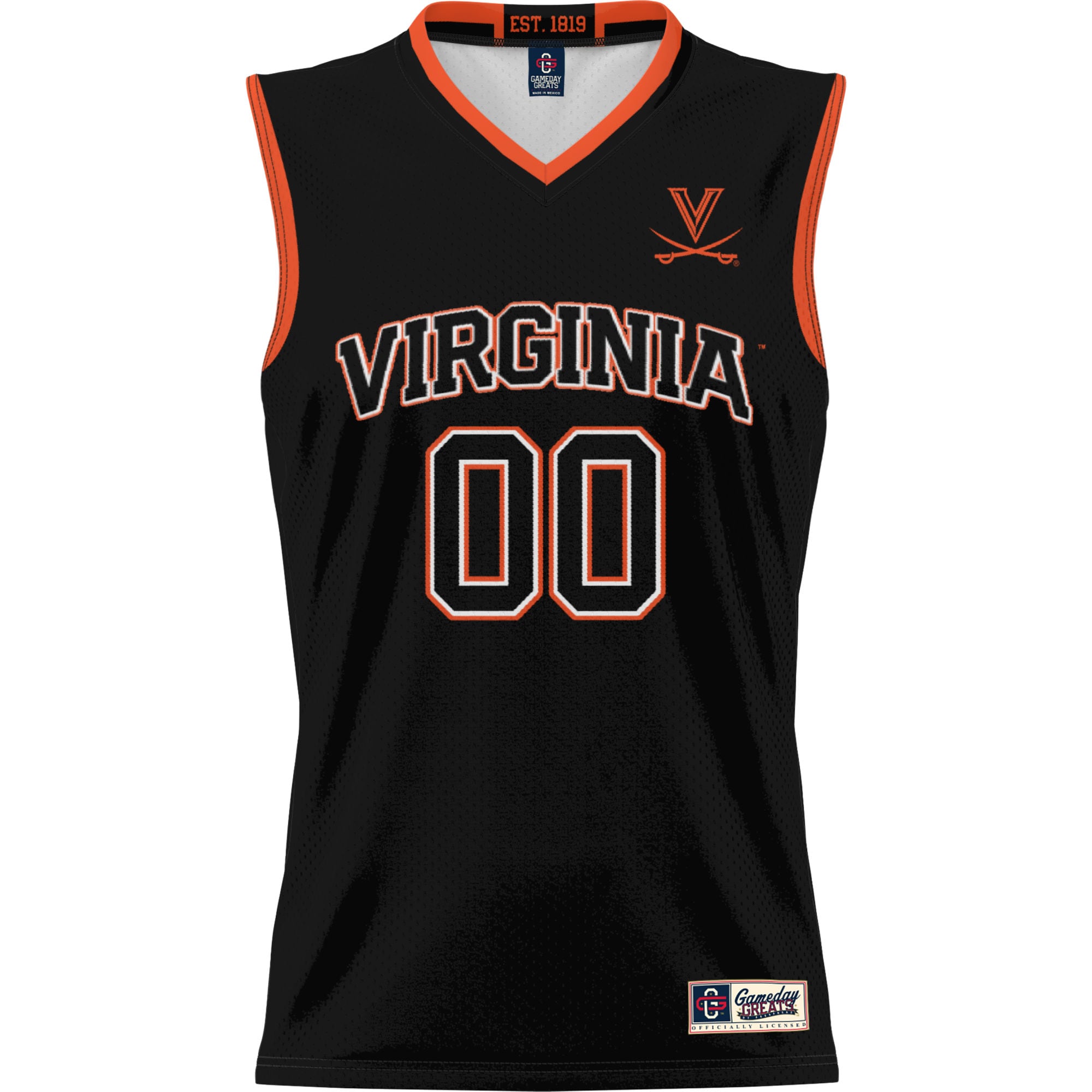 [NJP] Virginia Cavaliers GameDay Greats NIL Pick-A-Player Men's Basketball Jersey - Black