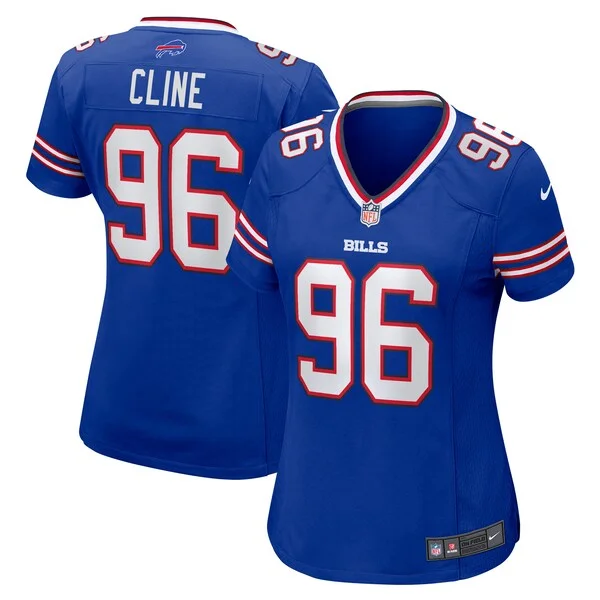None Kameron Cline Game Jersey - Royal | NFL Player Jersey | NFL Footb