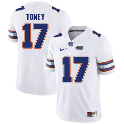 Men's None White 2024 official licensed Kadarius Toney #17 breathable