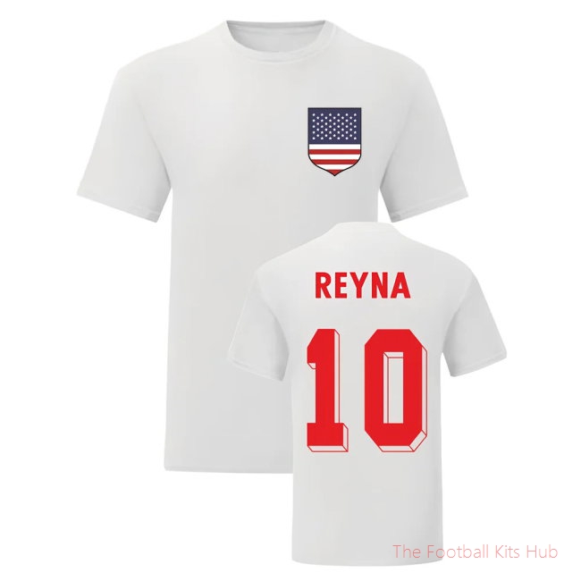 Claudio Reyna USA National Hero Tee (White)