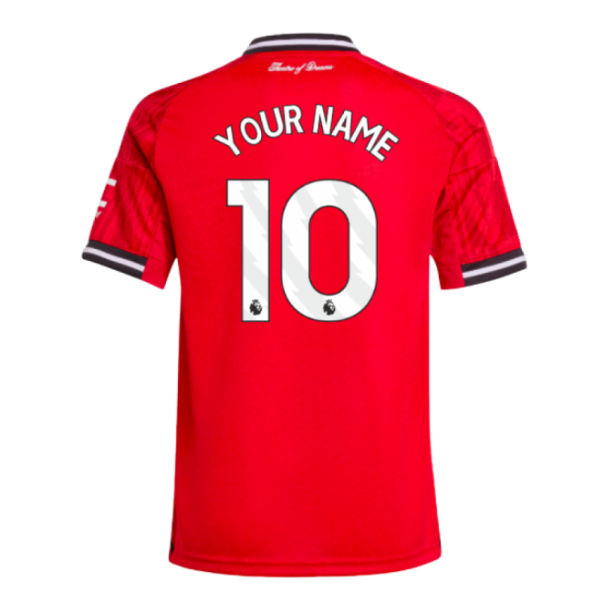 2025-2026 Man Utd Home Jersey (Kids) (Your Name)