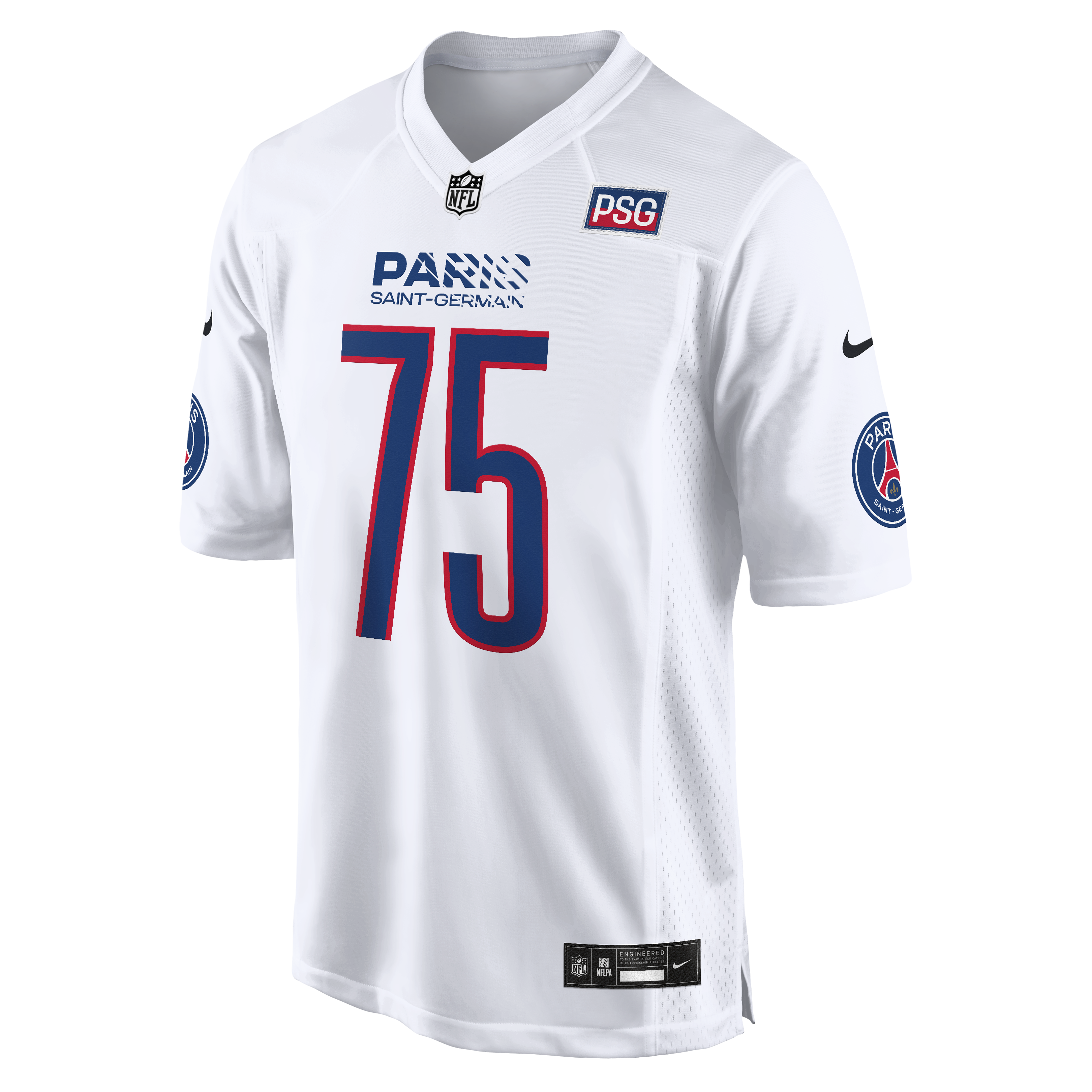 [SJH] Paris Saint-Germain 2025 Soccer x NFL Game Jersey - White
