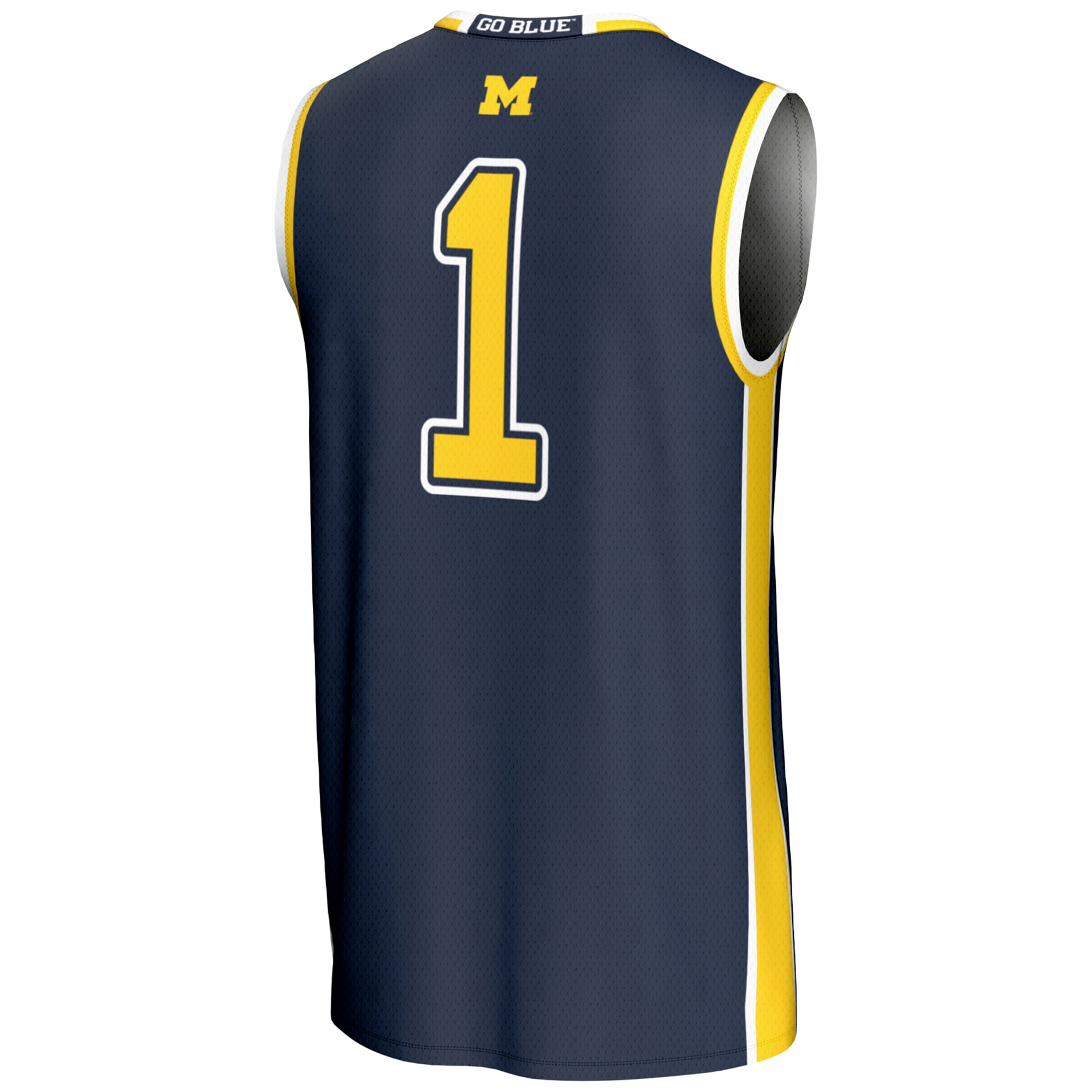 [NJP] Michigan Wolverines GameDay Greats Unisex Lightweight Basketball Jersey - Navy