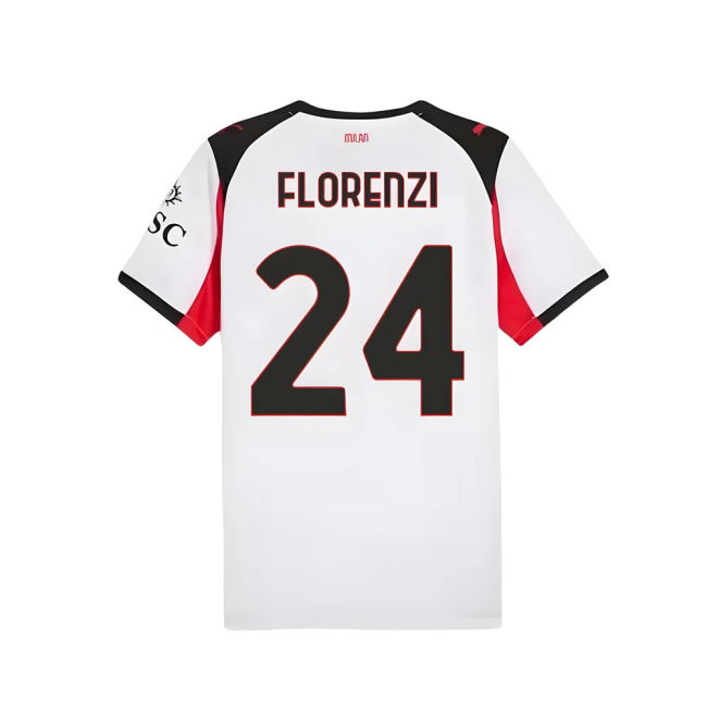AC Milan Club Sleek Away Game Jersey (Florenzi 24)
