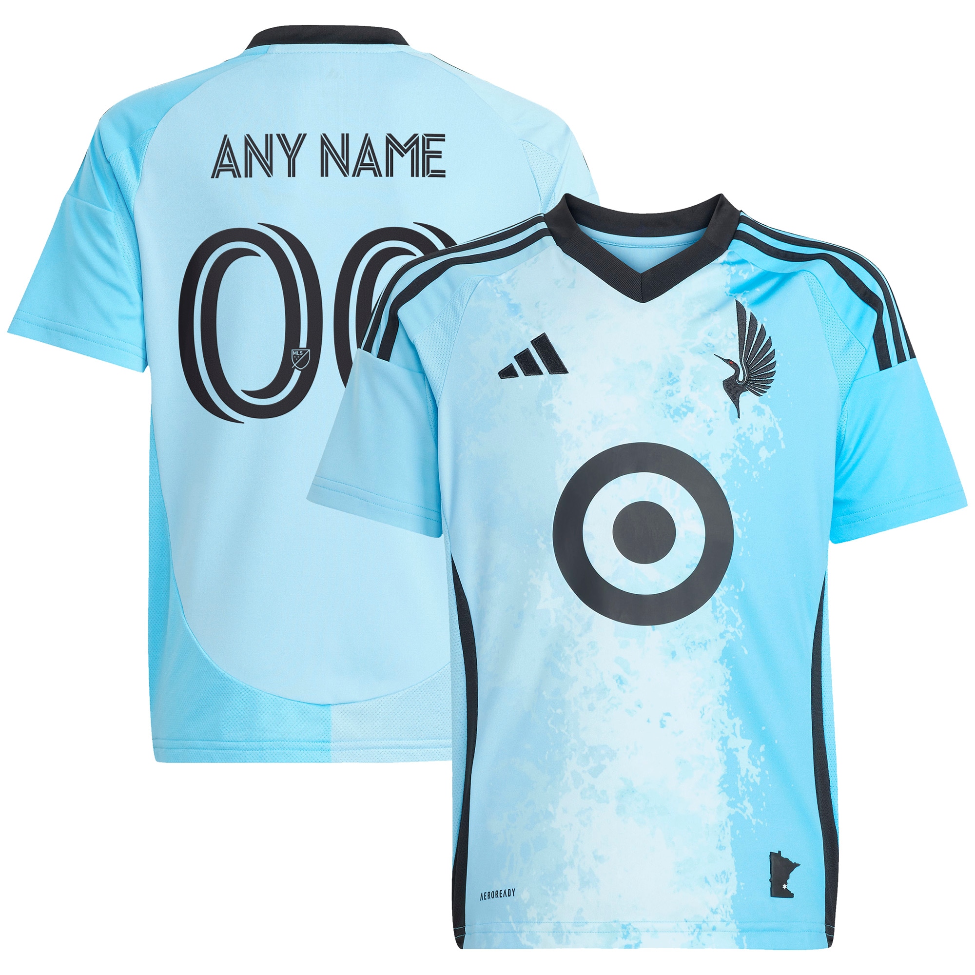 [LK] Minnesota United FC Youth 2025 CONVERGENCE Replica Custom Jersey - Blue