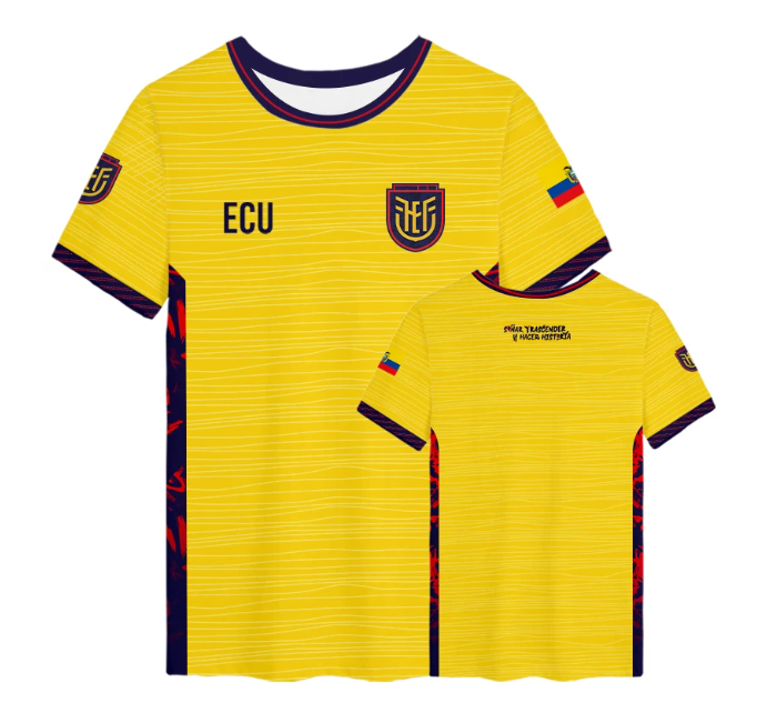 [FSOUK] Ecuador Home Custom Jersey 2026 World Cup