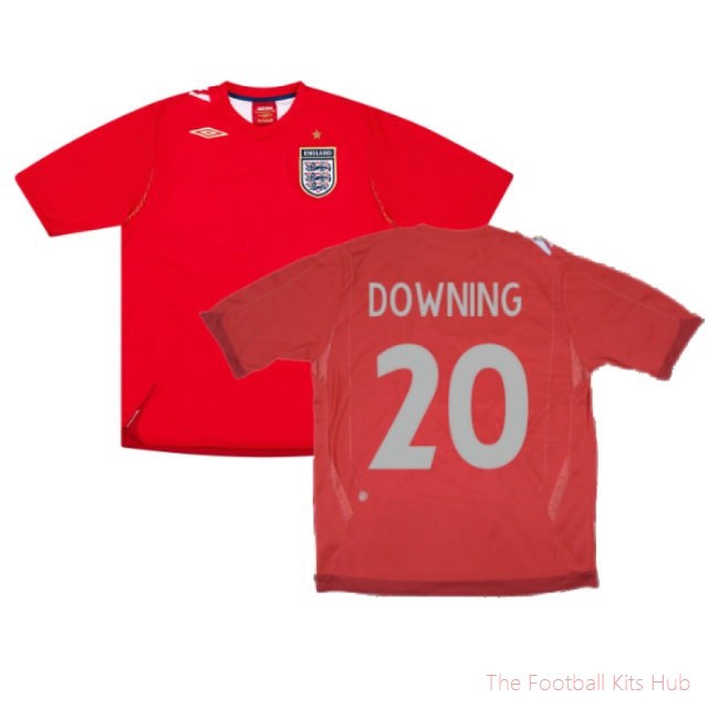England 2006-08 Away Shirt (S) (Excellent) (DOWNING 20)