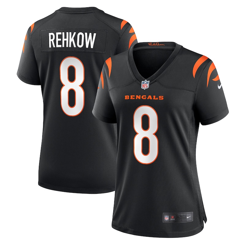 None Ryan Rehkow Cincinnati Bengals Powerhouse Team Game Jersey