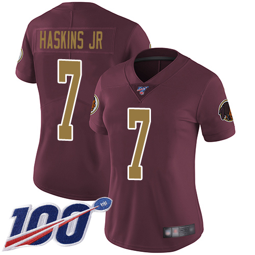 NFL W R Redskins #7 Dwayne Haskins Red Limited Jersey - Authentic Q...