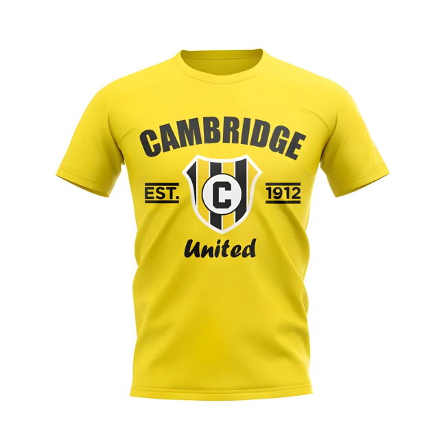 Cambridge Established Football T-Shirt (Yellow) | Fan Favorite