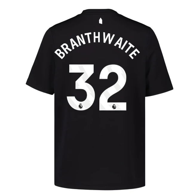Match Quality Everton Everton Third Shirt Kids Branthwaite #32 Lat...