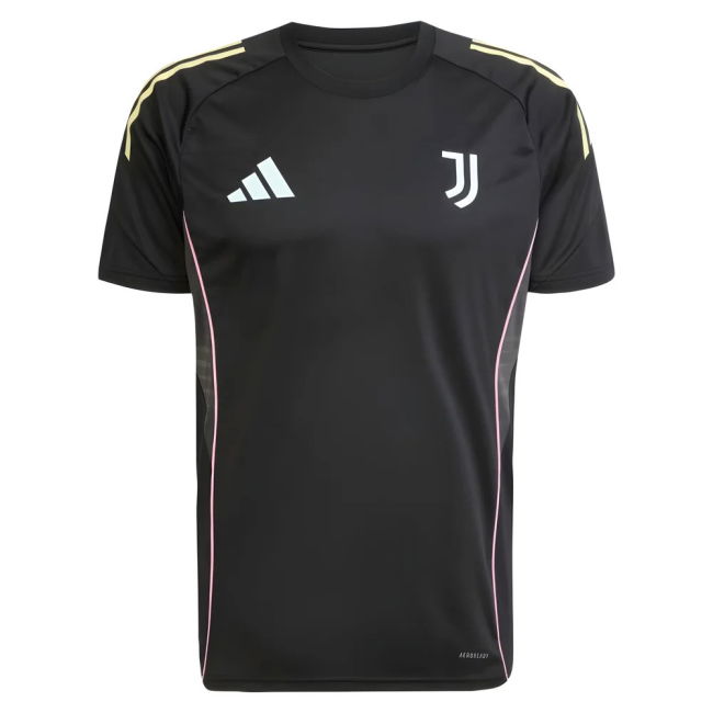 2025-2026 Juventus Training Shirt (Black) (Douglas Luiz 26)