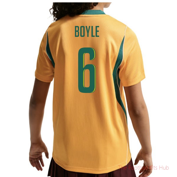 Australia 2026-2027 Home Shirt Boyle #6 Match Kit Kids'