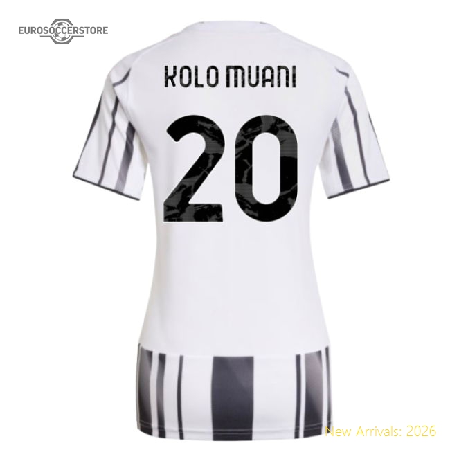 Juventus 2024-25 Home Fan Version For Women Muani Soccer Jersey