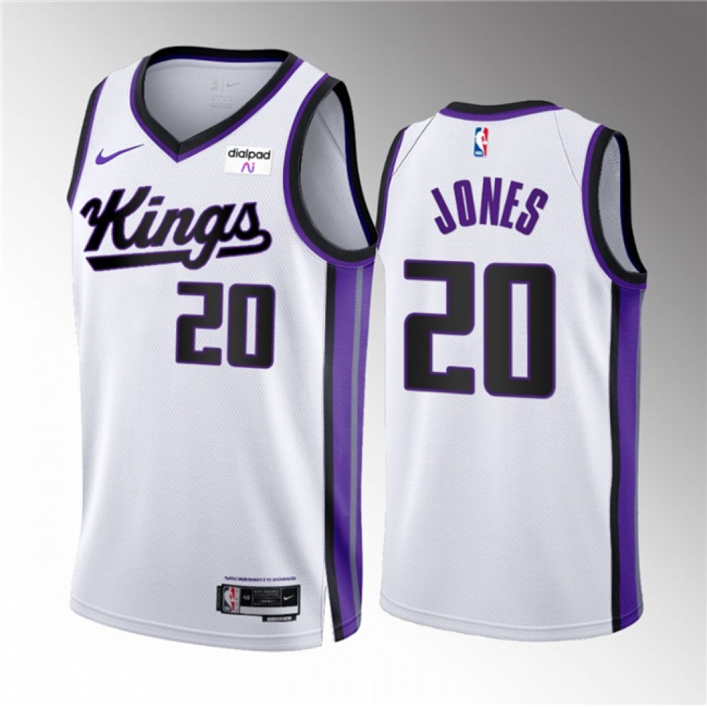Modern Men's Sacramento Kings #20 Colby White Basketball Jersey