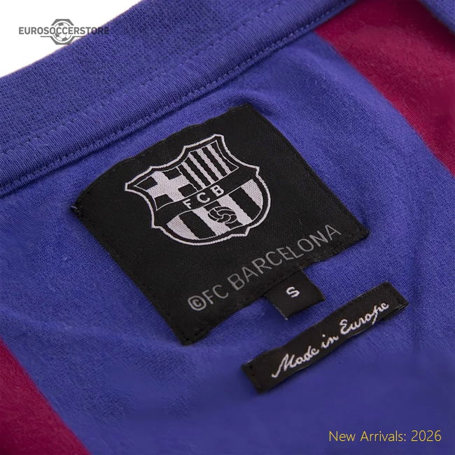Fc Barcelona 1976 - 77 Womens Retro Football Shirt Fan Edition