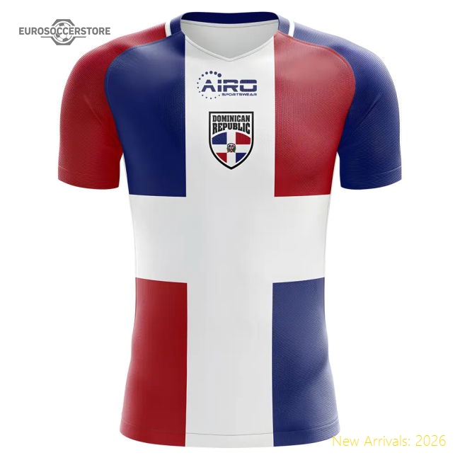 2025-2026 Dominican Republic Home Fan Wear Womens 2026 Dominican Shirt