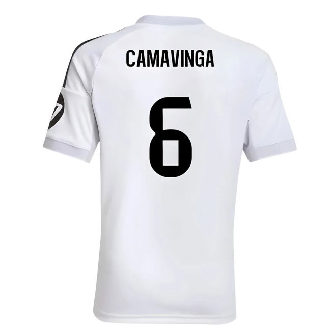 Official 2025-2026 Real Madrid Home With Modern Design - True To Size