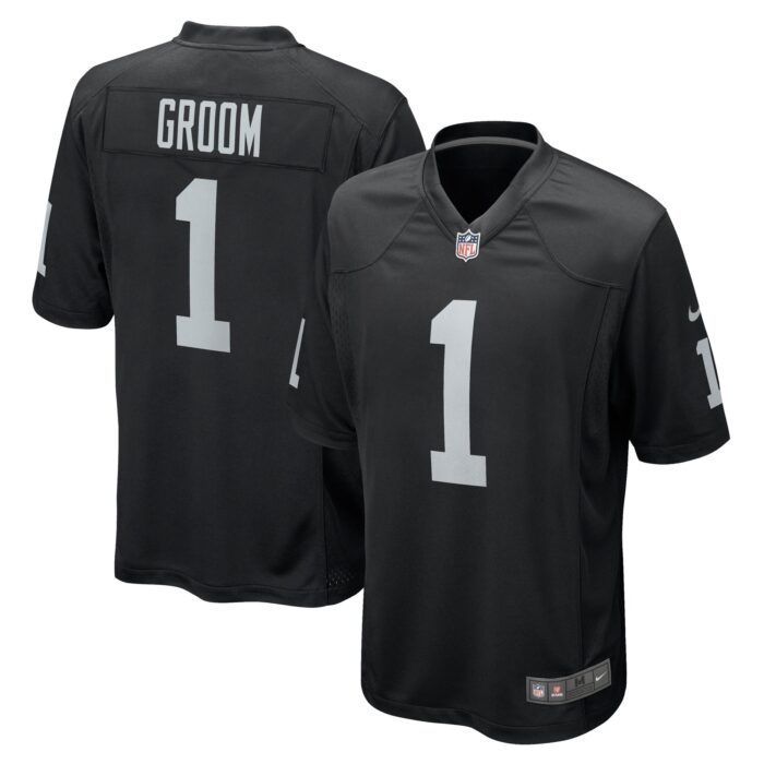 None Men's All-Pro LV Raiders Top-Grade Jersey Game Day Wear