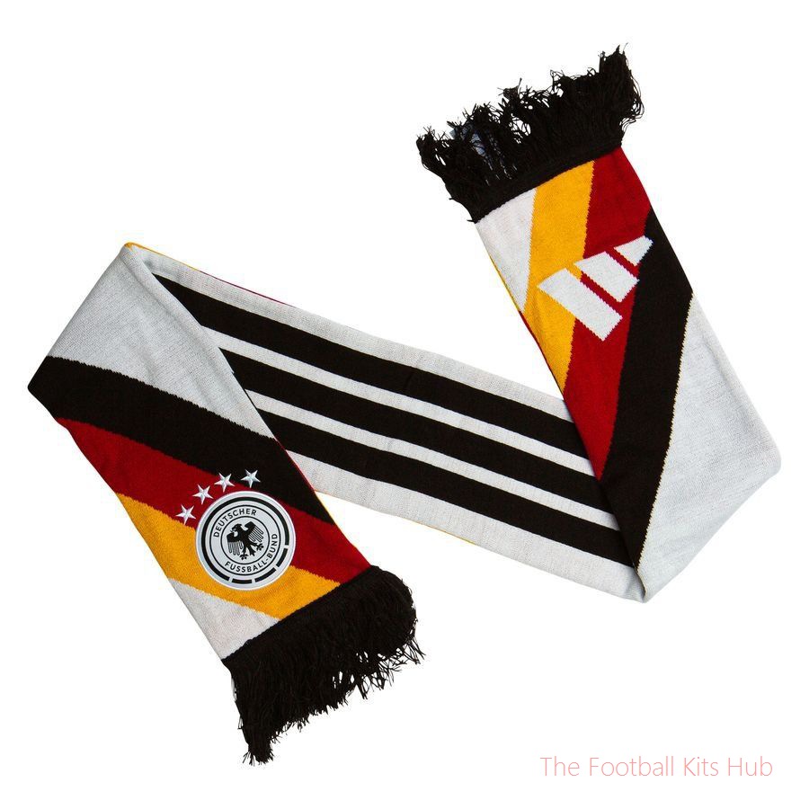 [EFS] Germany Scarf World Cup 2026 - White/Black/Team Power Red/Collegiate Gold