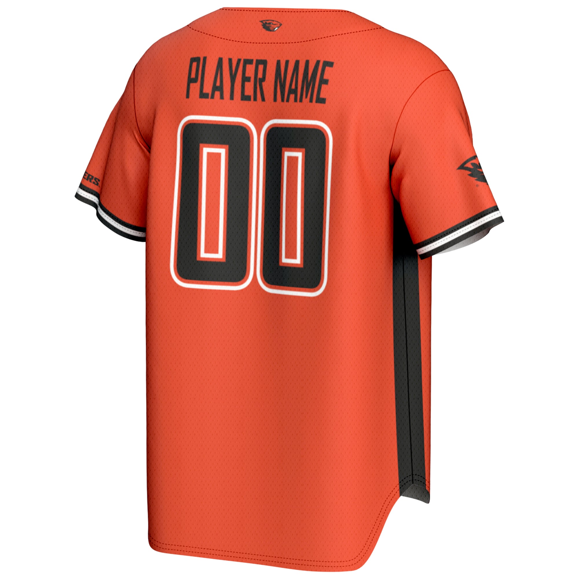 [NJP] Oregon State Beavers GameDay Greats Youth NIL Pick-A-Player Lightweight Baseball Jersey - Orange