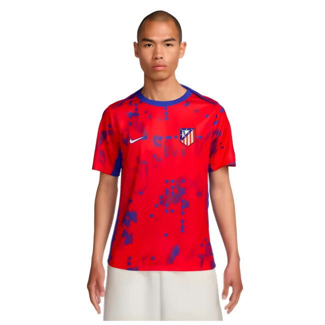 2024-2025 Atletico Madrid Sleek Football Shirt (Red) Quick Dry