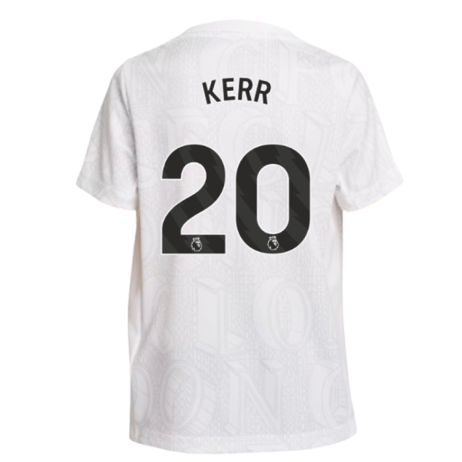Dedicated Chelsea Chelsea Pre Match Shirt White Kids Kerr #20 Pro ...