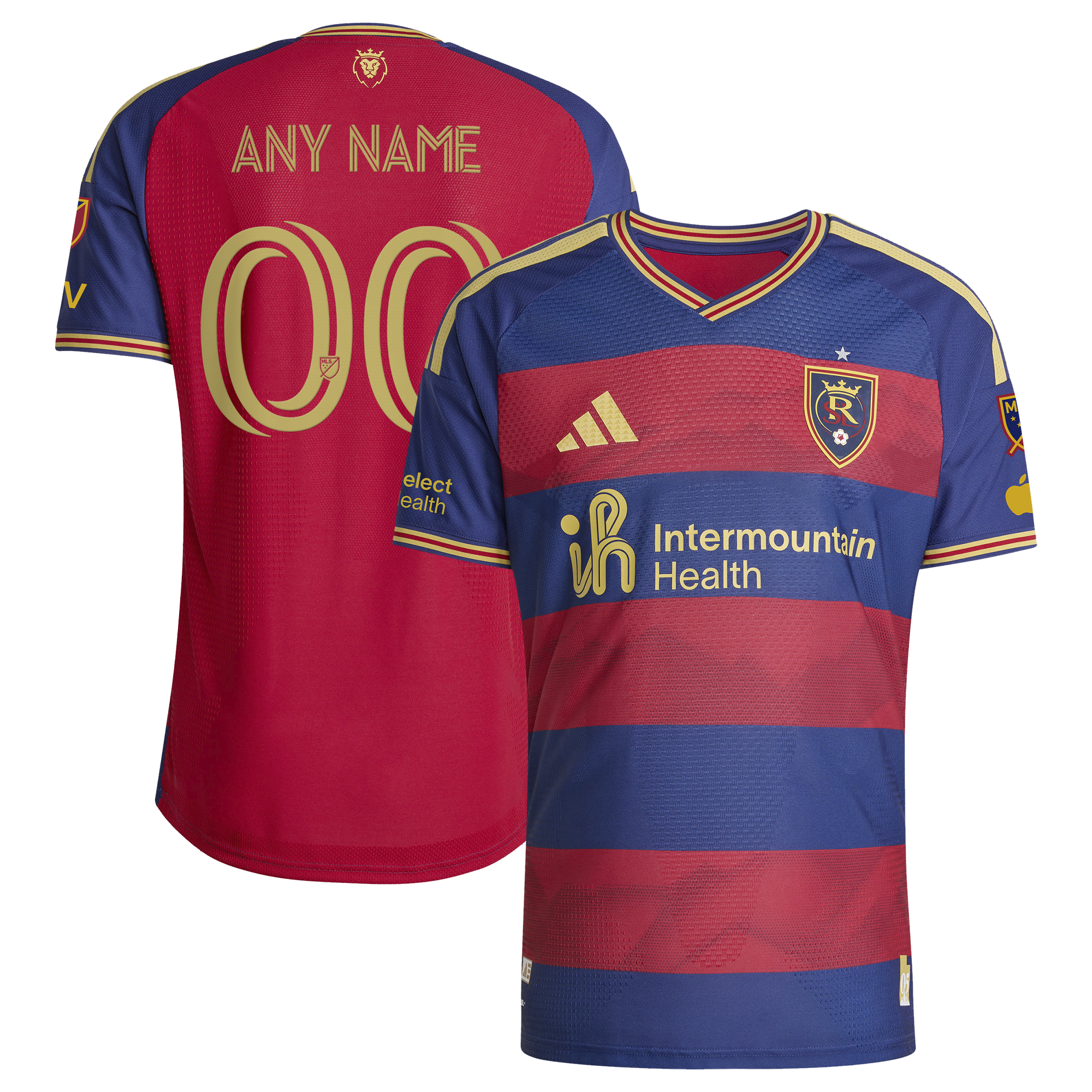 [LK] Real Salt Lake 2026 The Switchback On-Field Authentic Patch Custom Jersey - Red