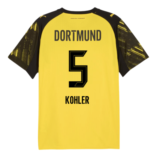 2025-2026 Borussia Dortmund Home Competitive Price Shirt (Kohler 5)