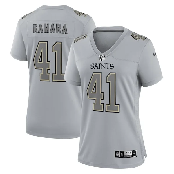 Performance New Orleans Saints Game Jersey - Premium Gray NFL Fan J...